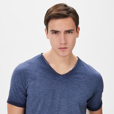  Superfly Erkek Mavi Günlük T-Shirt