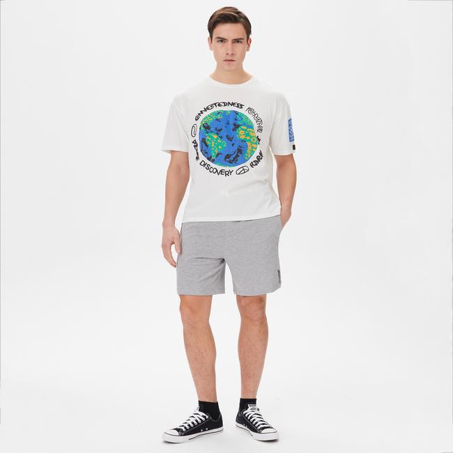  Superfly Erkek Gri Günlük Şort