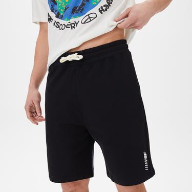  Superfly Erkek Siyah Günlük Şort