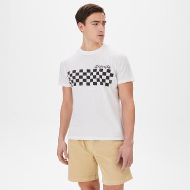  Superfly Erkek Beyaz Günlük T-Shirt