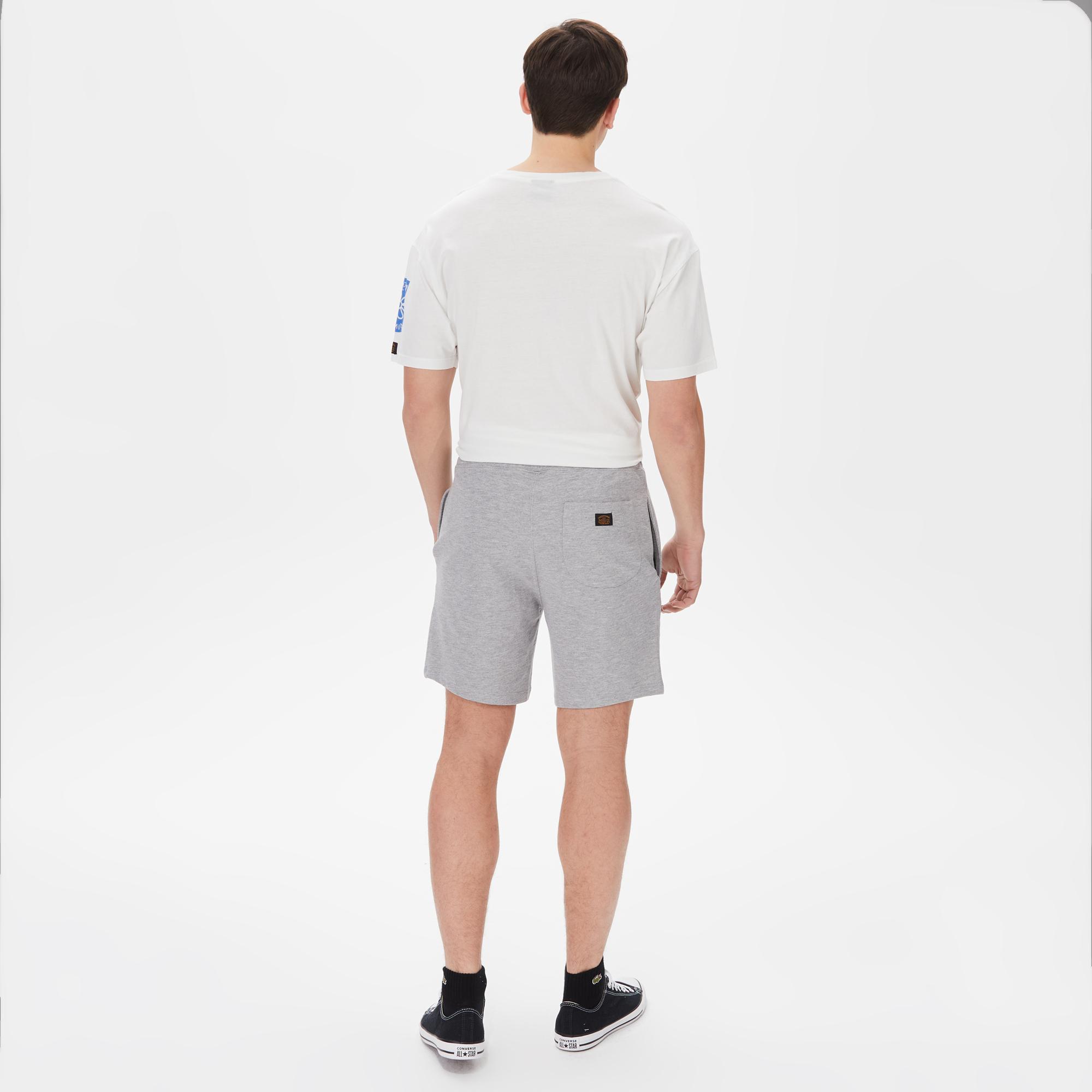 Superfly Erkek Gri Günlük Şort