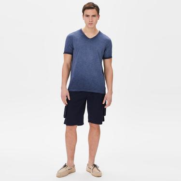  Superfly Erkek Mavi Günlük T-Shirt