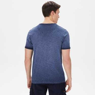  Superfly Erkek Mavi Günlük T-Shirt