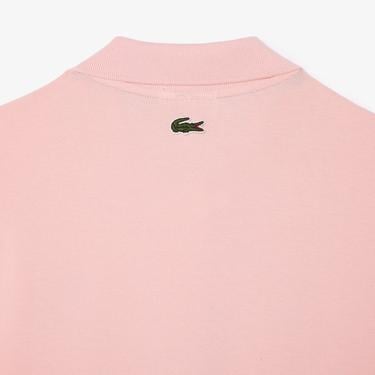  Signature Unisex Regular Fit Baskılı Pembe Polo