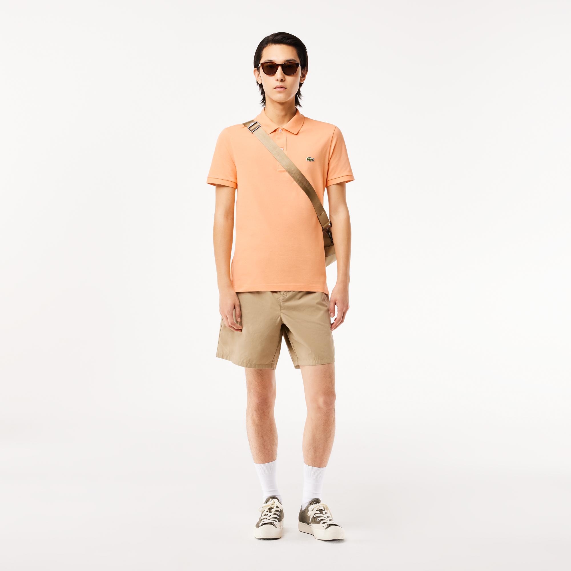 L.12.12 Erkek Slim Fit Turuncu Polo