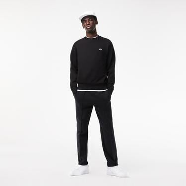  Lacoste Erkek Classic Fit Bisiklet Yaka Siyah Sweatshirt