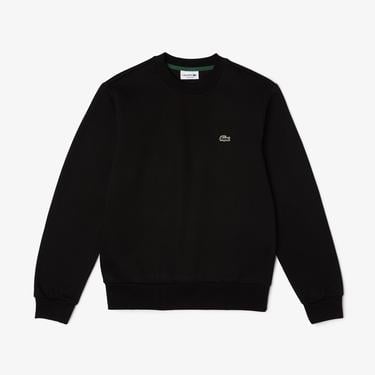  Lacoste Erkek Classic Fit Bisiklet Yaka Siyah Sweatshirt