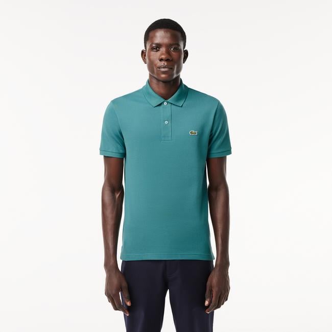  L.12.12 Erkek Slim Fit Mavi Polo