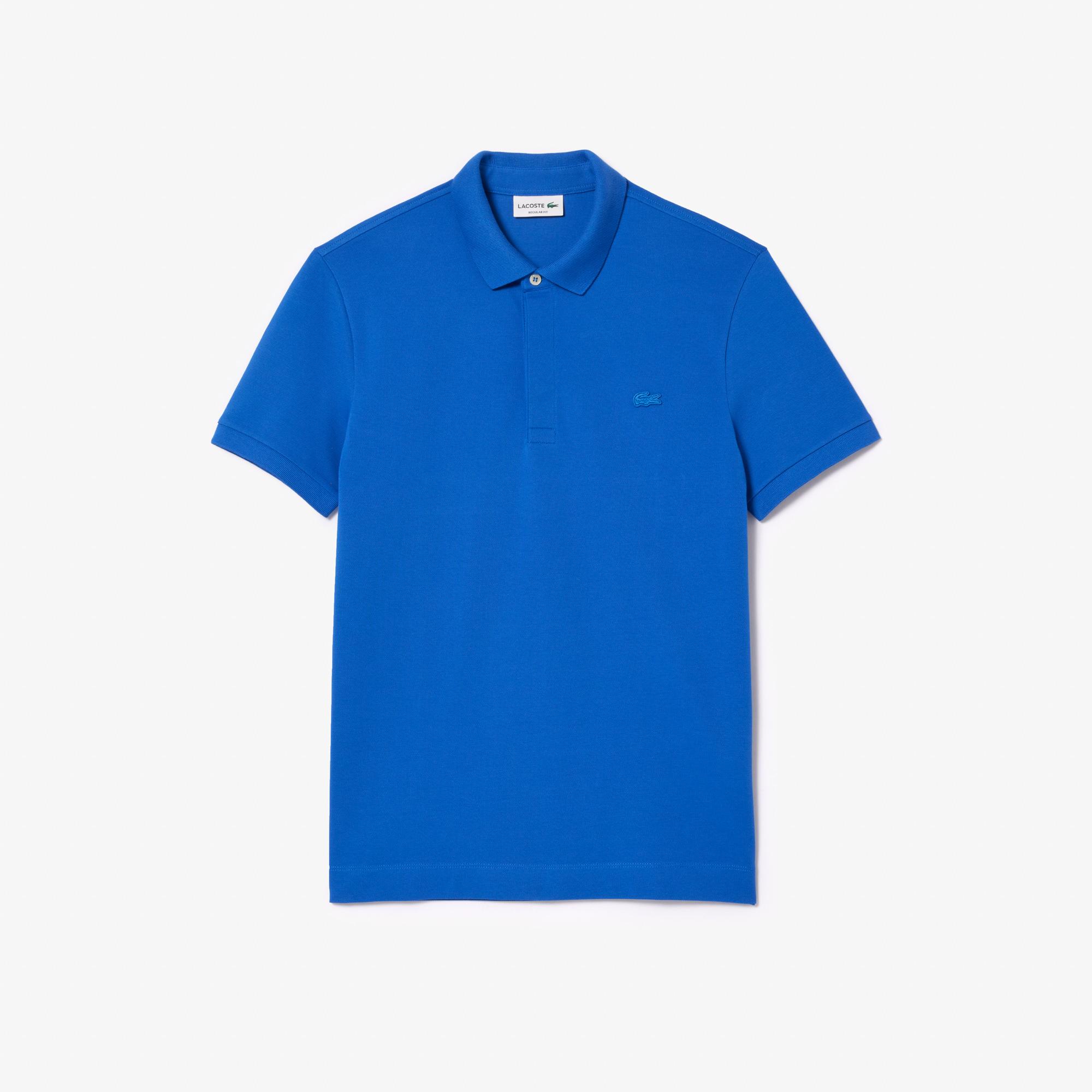 Erkek Regular Fit Paris Mavi Polo