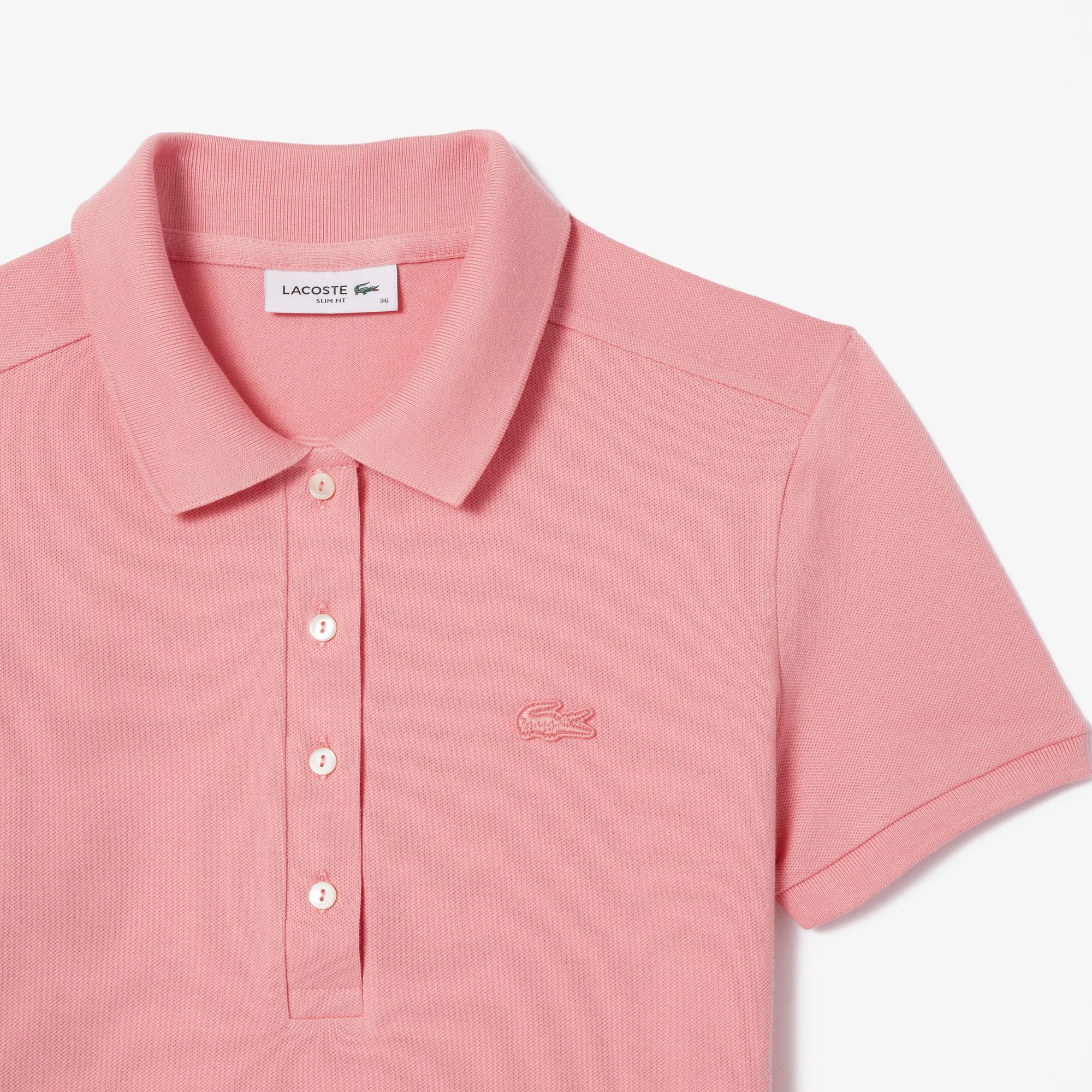Lacoste L.12.D Kadın Pembe Polo