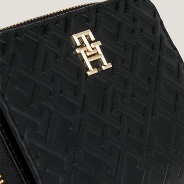  Tommy Hilfiger Refined Med Mono Kadın Siyah Cüzdan