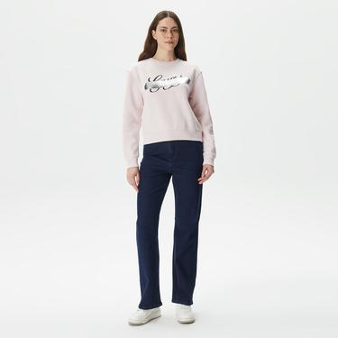  Guess CN Kadın Pembe Sweatshirt