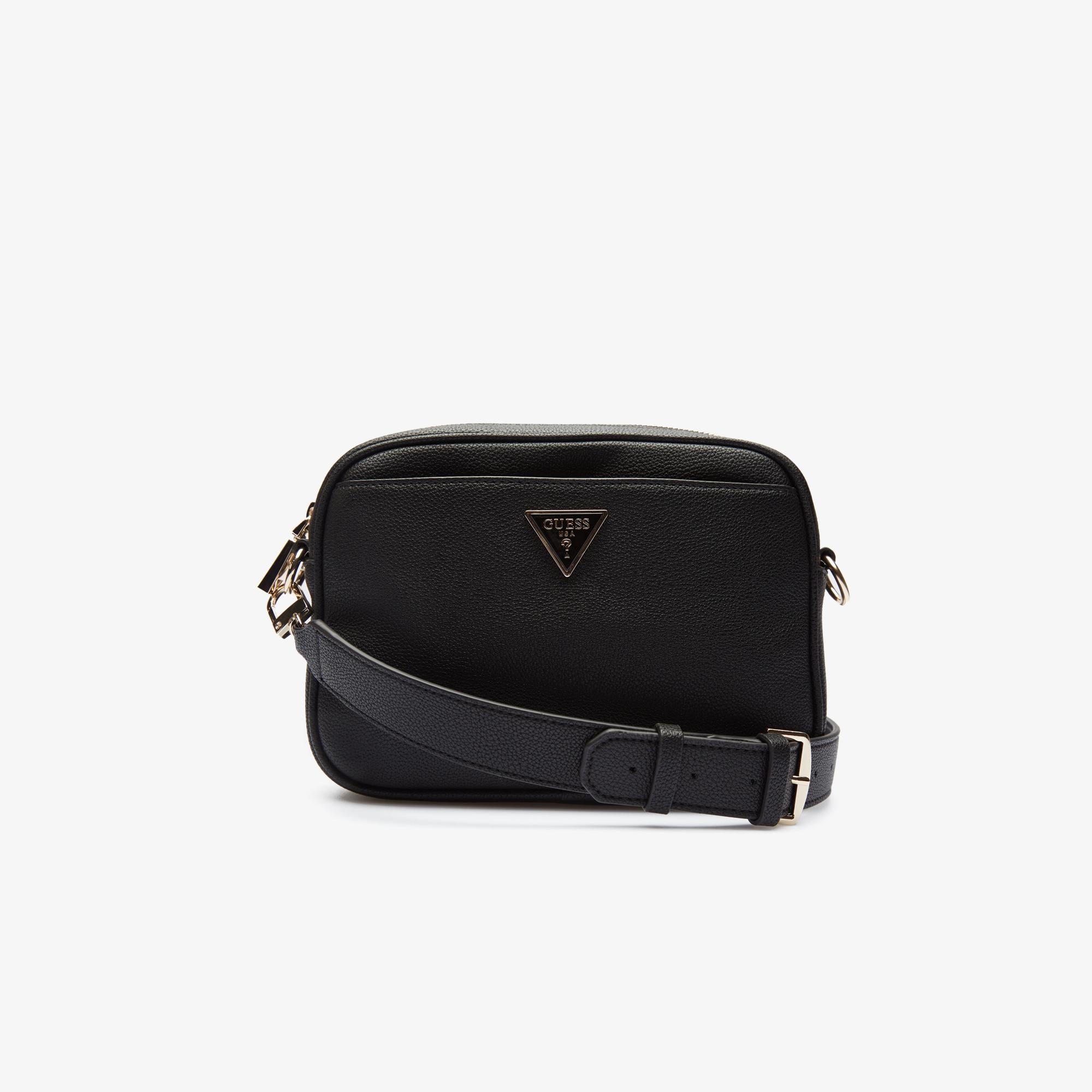 Guess Emiliya Girlfriend S Heritage Pop Cnvrtbl Camera Kadın Siyah Çapraz Çanta