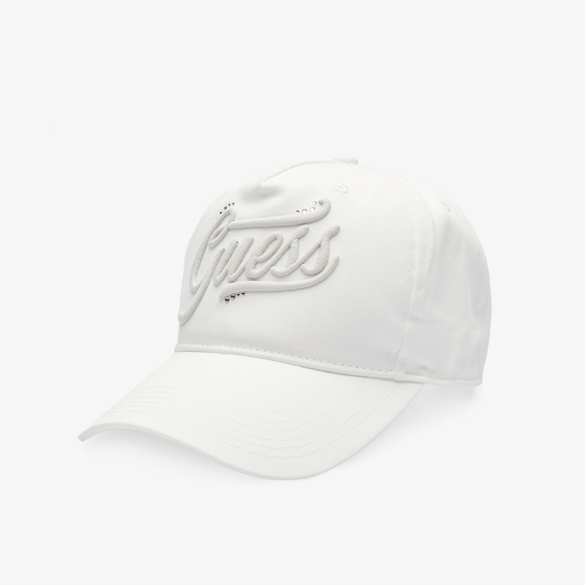  Guess Ebe Denim Kadın Beyaz Şapka