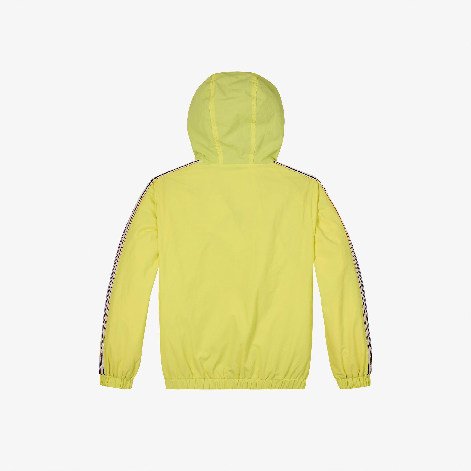 Tommy Hilfiger Tape Hooded Windbreaker Çocuk Sarı Ceket