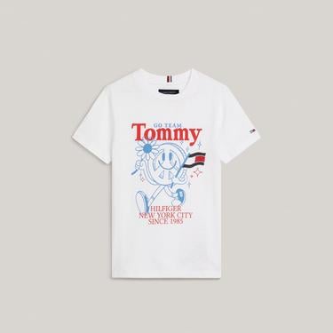  Tommy Hilfiger Fun S/S Çocuk Beyaz T-Shirt