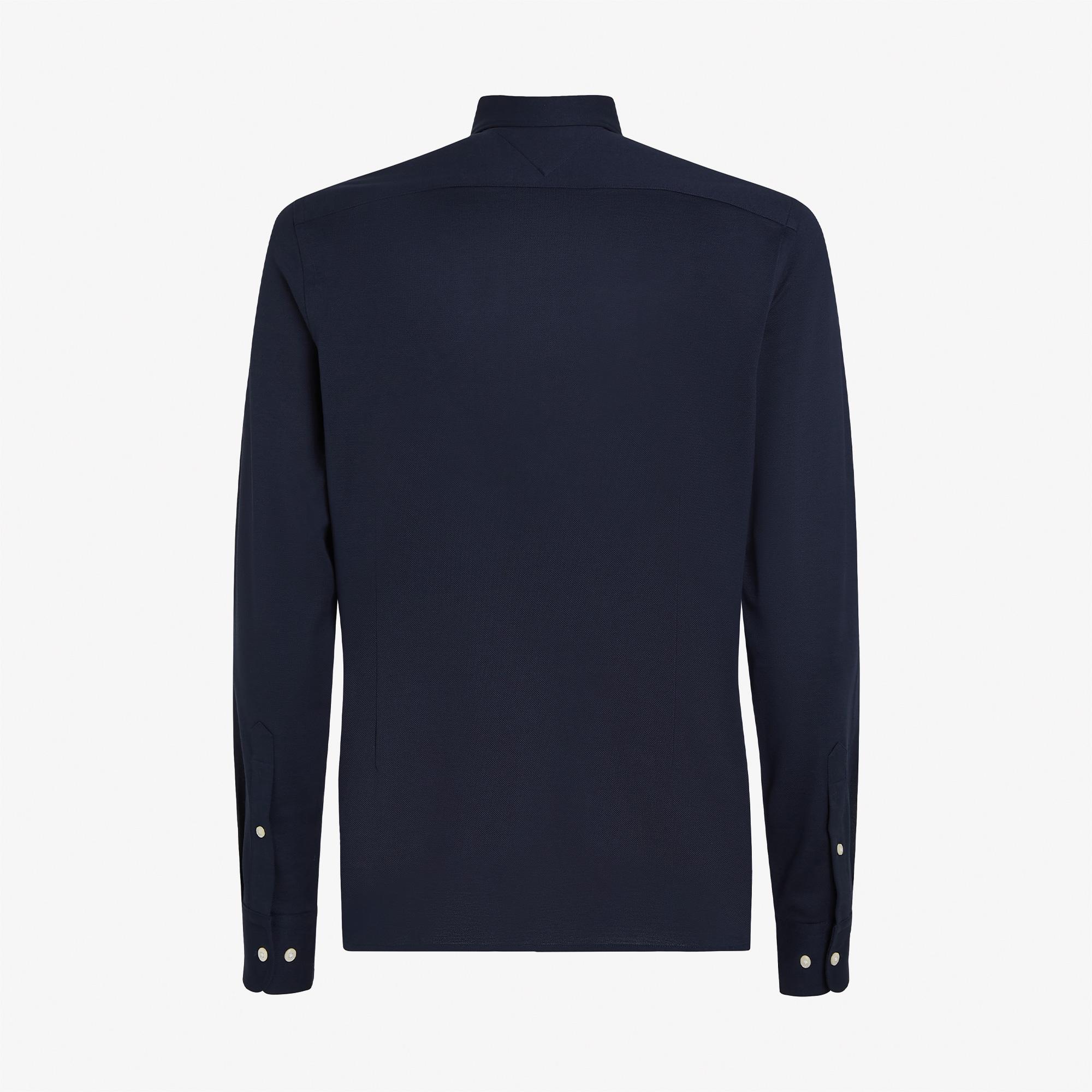 Tommy Hilfiger 1985 Knitted Erkek Lacivert Gömlek