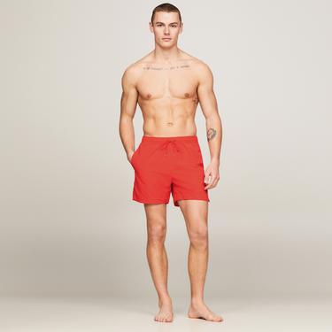  Tommy Hilfiger Medium Drawstring Erkek Kırmızı Mayo Şort