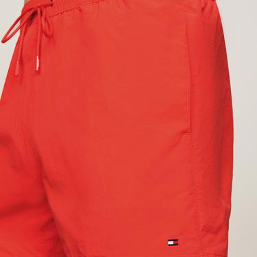  Tommy Hilfiger Medium Drawstring Erkek Kırmızı Mayo Şort