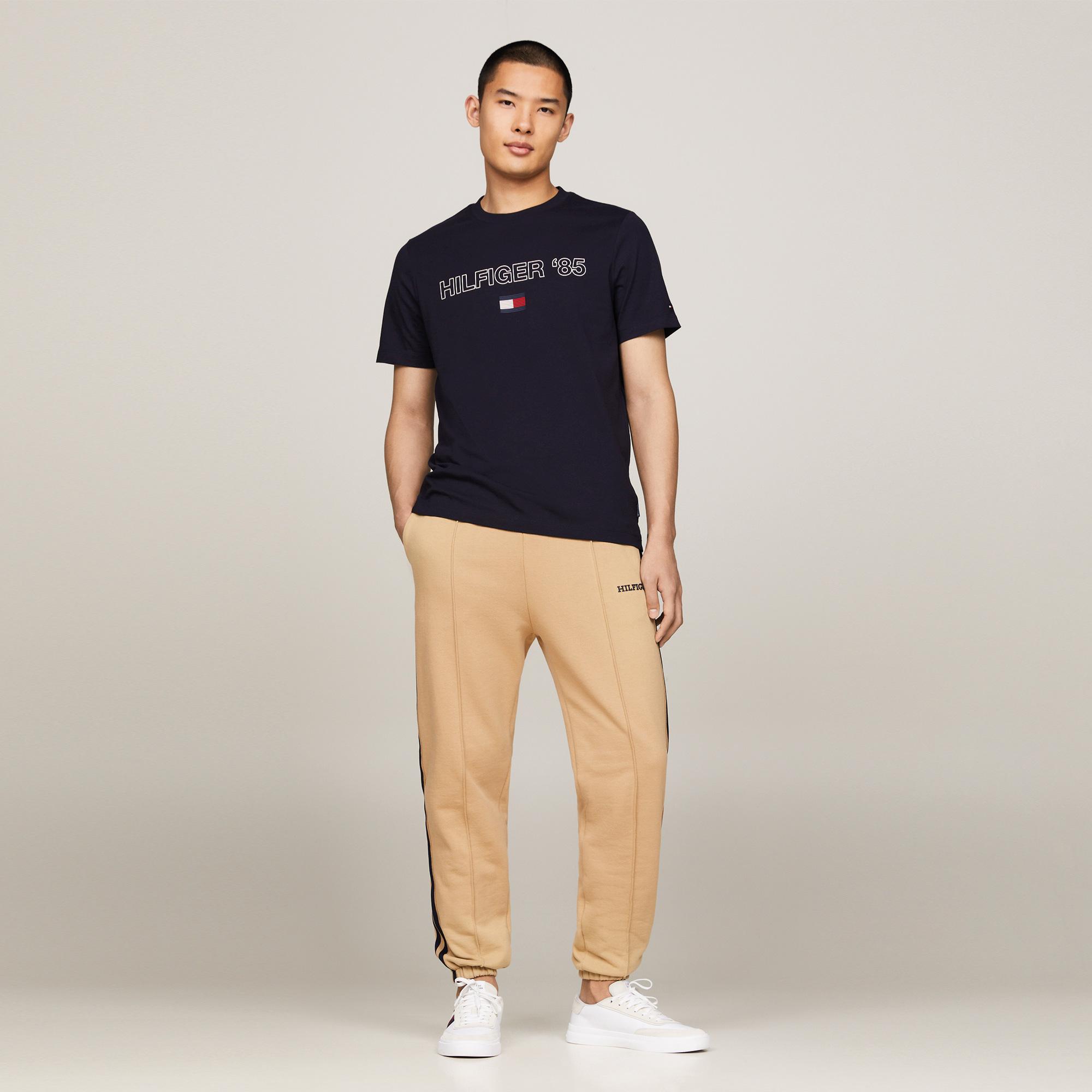 Tommy Hilfiger 85 Erkek Lacivert T-Shirt