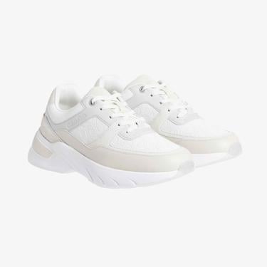  Calvin Klein Elevated Runner Kadın Bej Sneaker