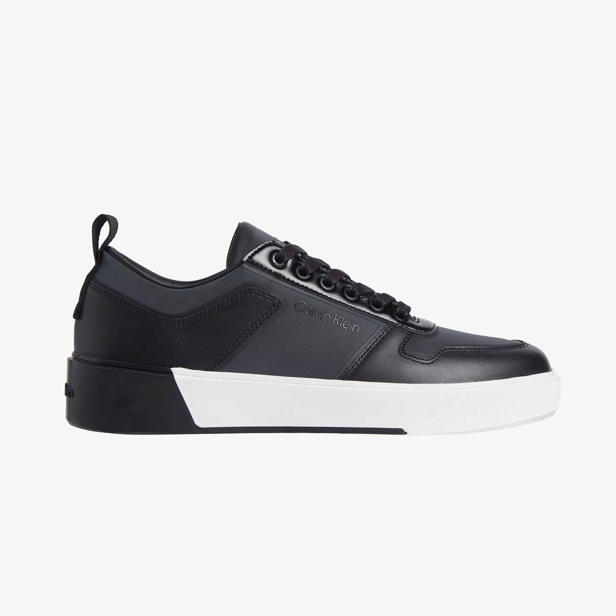 Calvin Klein Heel Counter Cupsole Erkek Siyah Sneaker