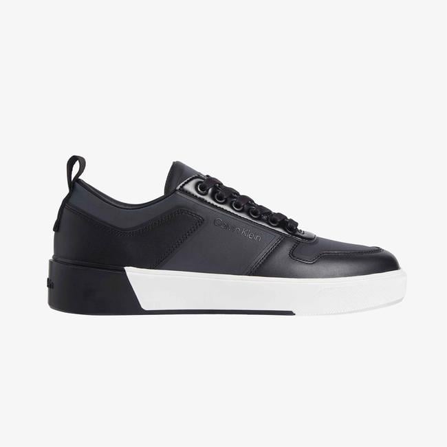  Calvin Klein Heel Counter Cupsole Erkek Siyah Sneaker