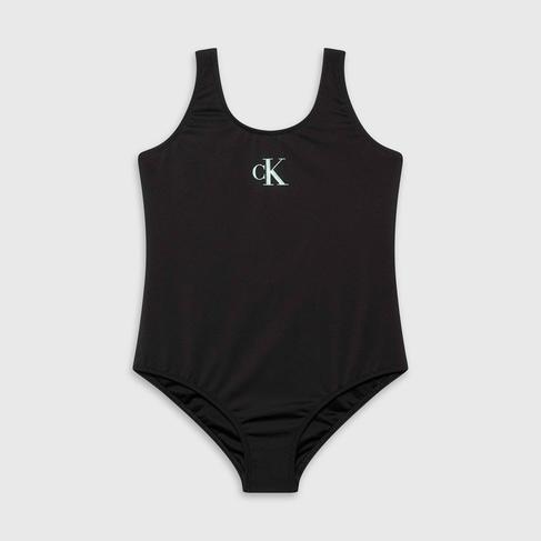  Calvin Klein Monogram Çocuk Siyah Mayo
