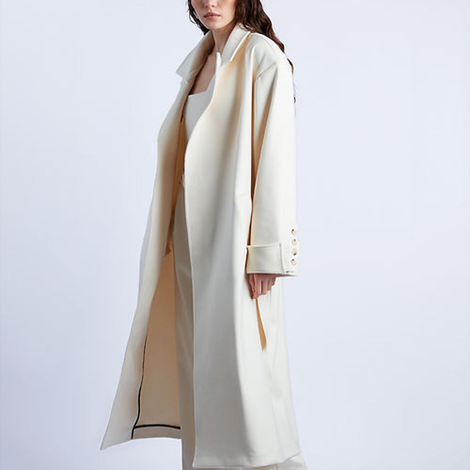 Wabi Sabi Kadın Rope Kaşmir Kaban