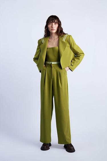  Wabi Sabi Kadın Yeşil Sail Ceket