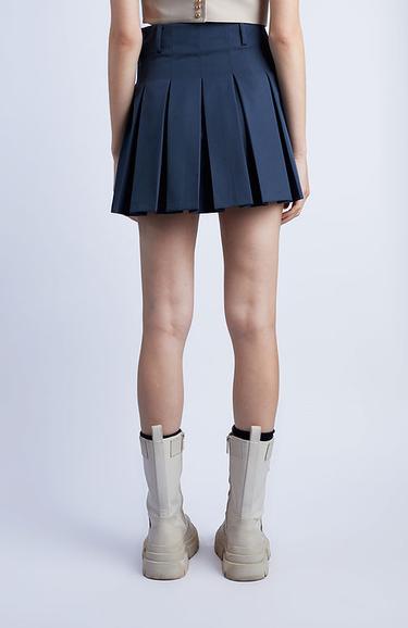  Wabi Sabi Kadın Lacivert Sail Pilikaşe Etek