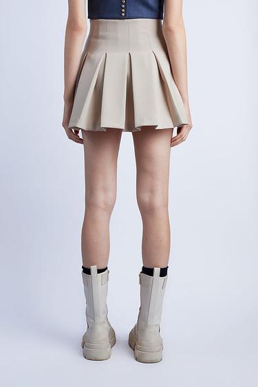  Wabi Sabi Kadın Bej Sail Pilikaşe Etek