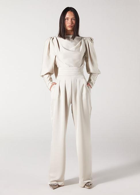  Wabi Sabi Kadın Bej Vatkalı MBÇ Top