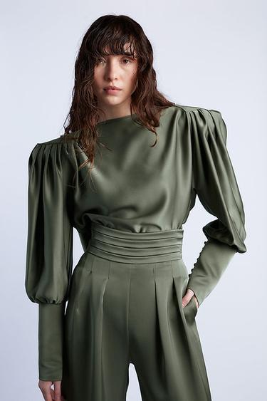  Wabi Sabi Kadın Haki Vatkalı MBÇ Top