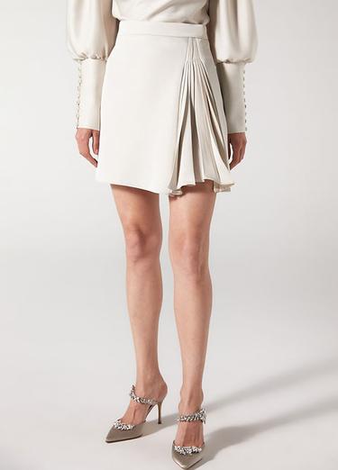  Wabi Sabi Kadın Bej MBÇ Mini Etek