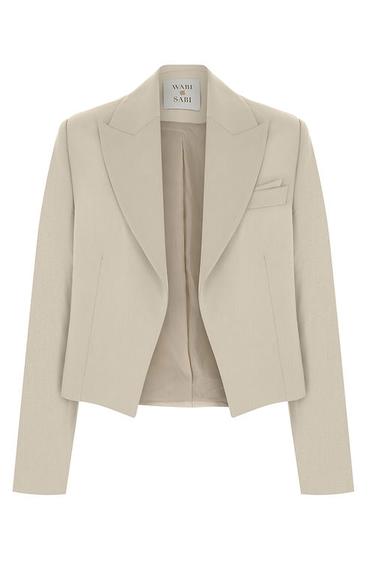  Wabi Sabi Kadın Bej Grazia Ceket