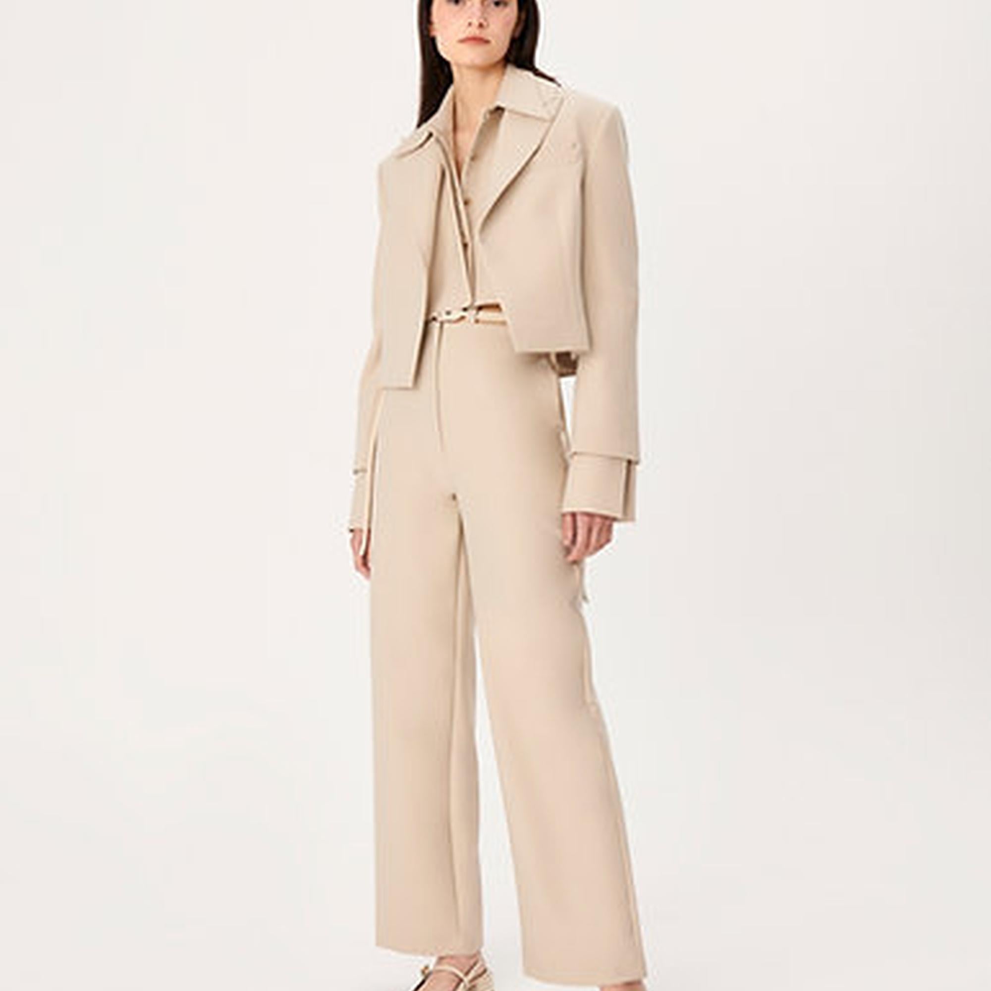 Wabi Sabi Kadın Bej Grazia Ceket