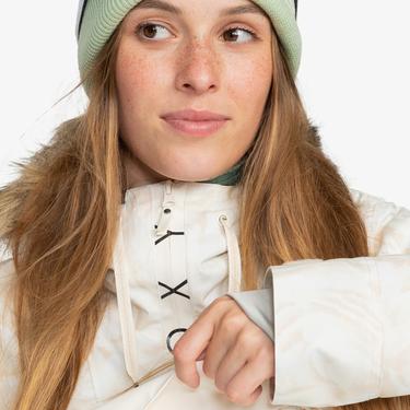  Roxy Kadın Snowboard Ceketi Shelter Beyaz
