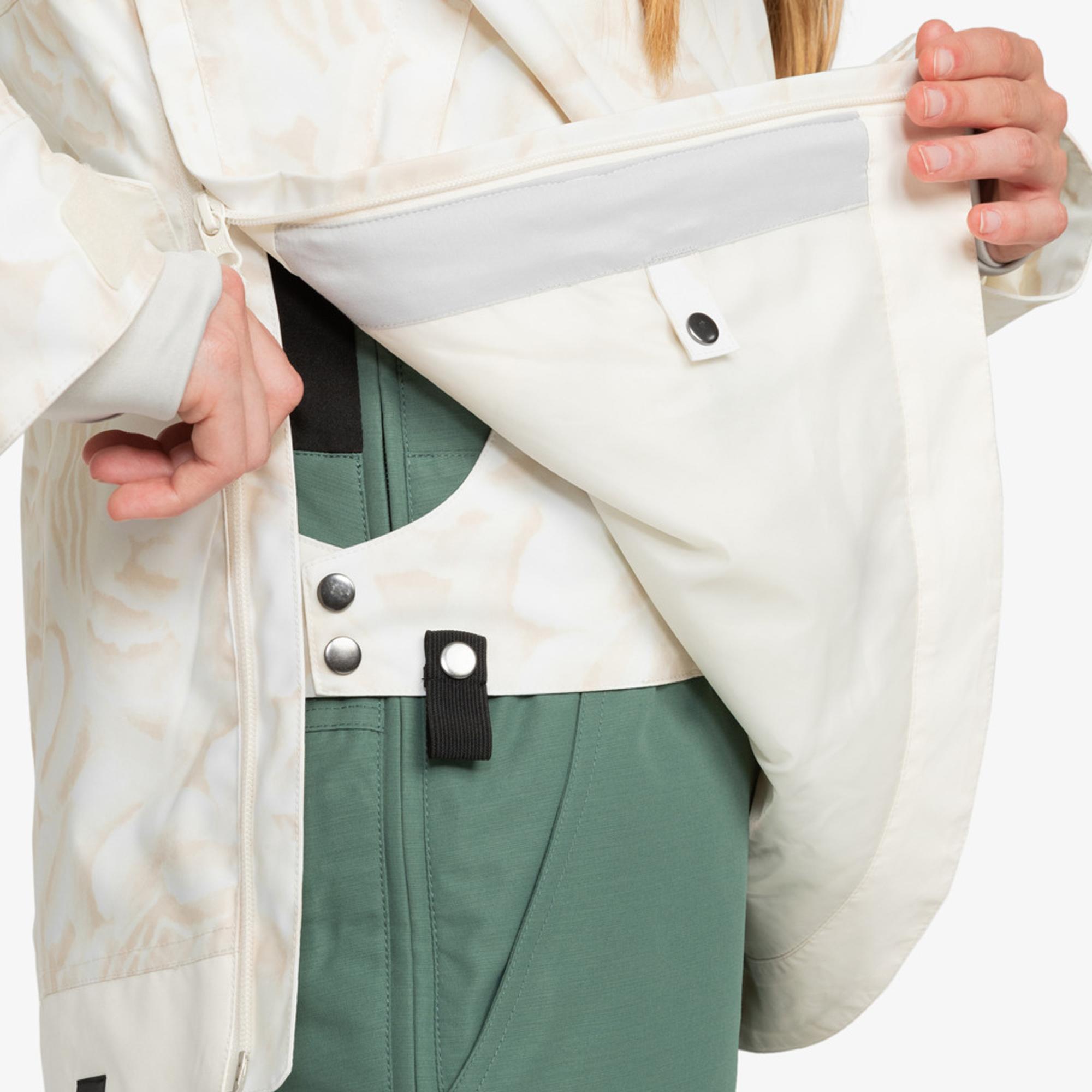 Roxy Kadın Snowboard Ceketi Shelter Beyaz