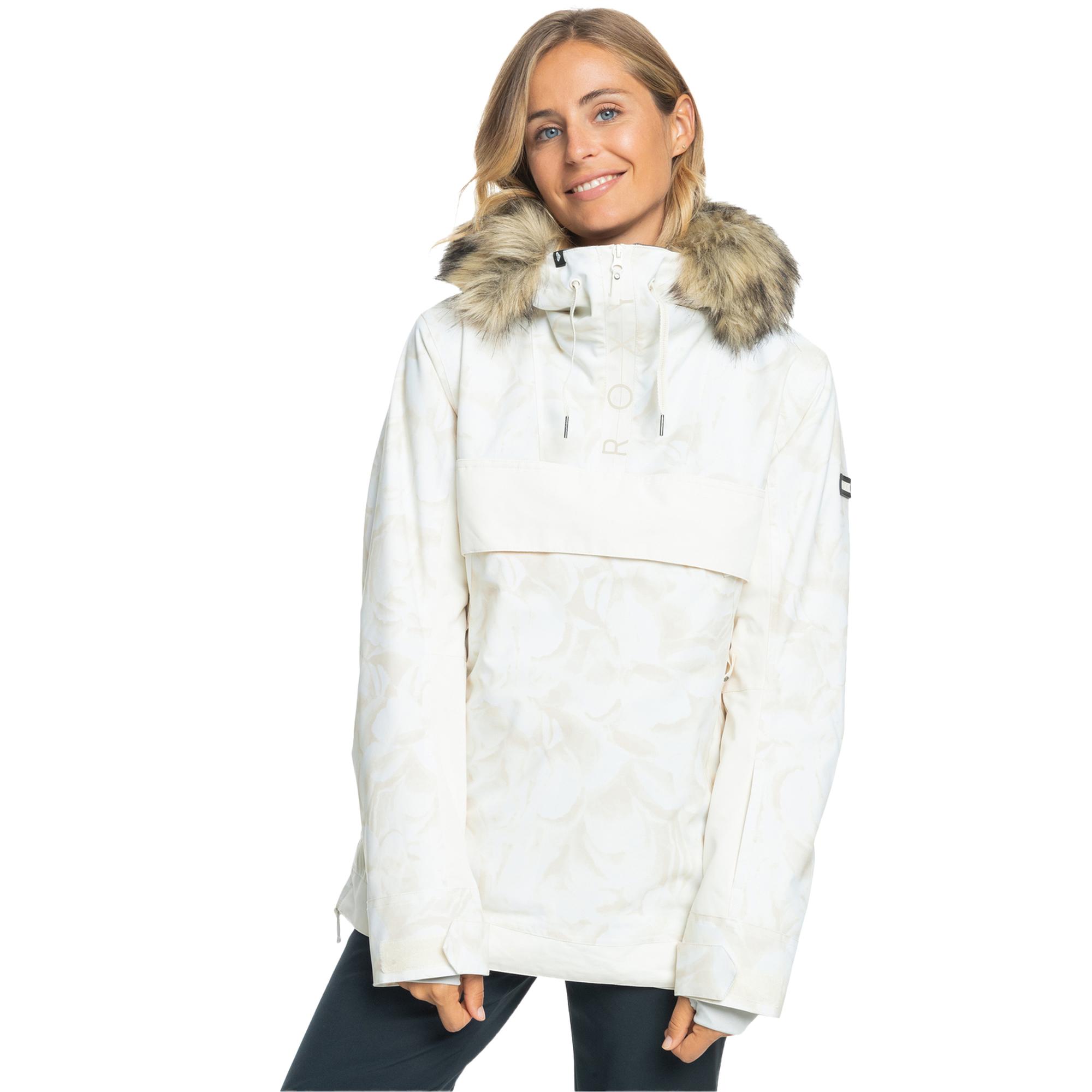 Roxy Kadın Snowboard Ceketi Shelter Beyaz