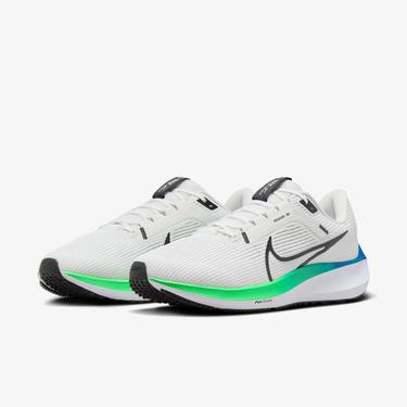  Nike Air Zoom Pegasus 40 Platinum Tint Green Strike Krem rengi Erkek Spor Ayakkabı