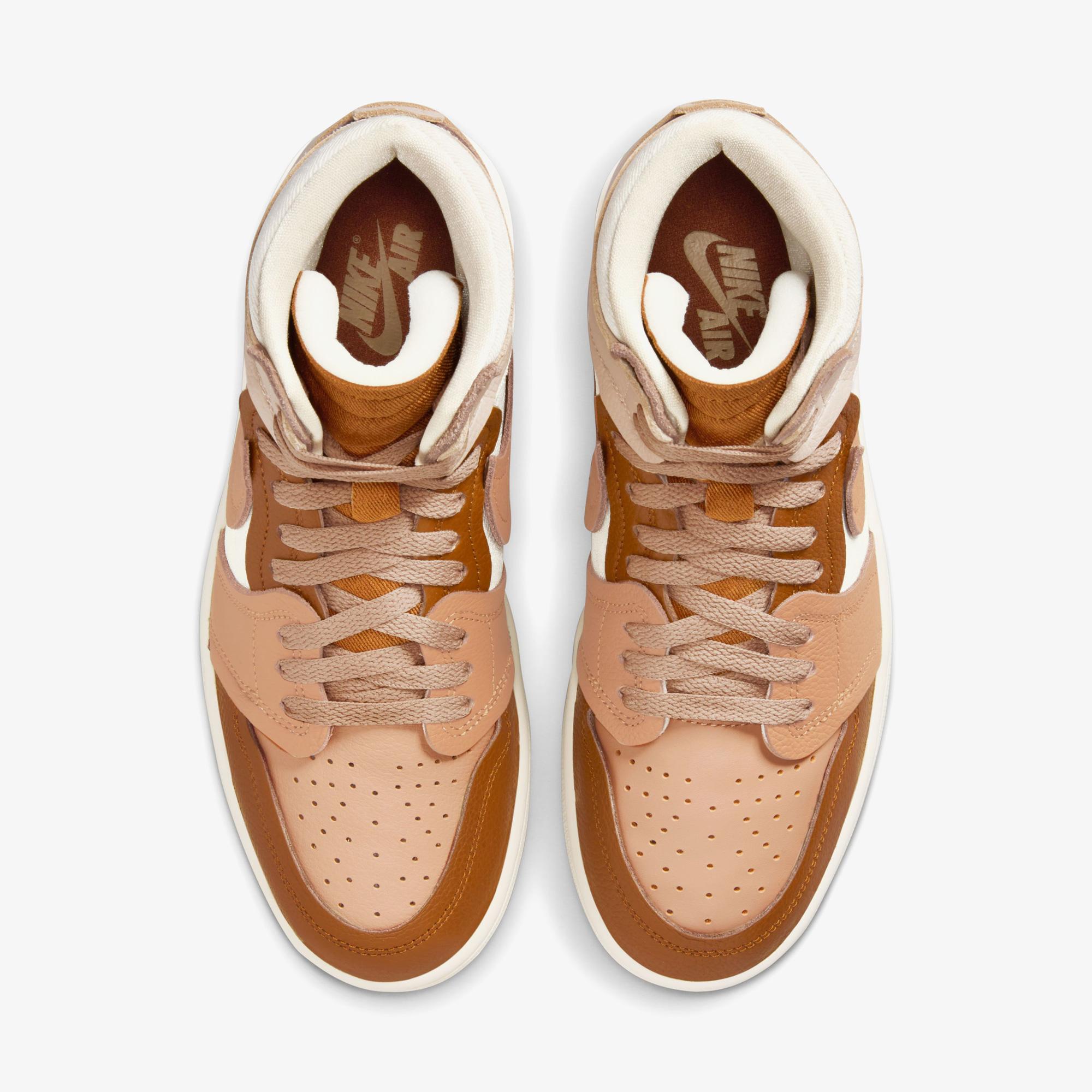 Jordan Air 1 High Kadın Kahverengi Spor Ayakkabı