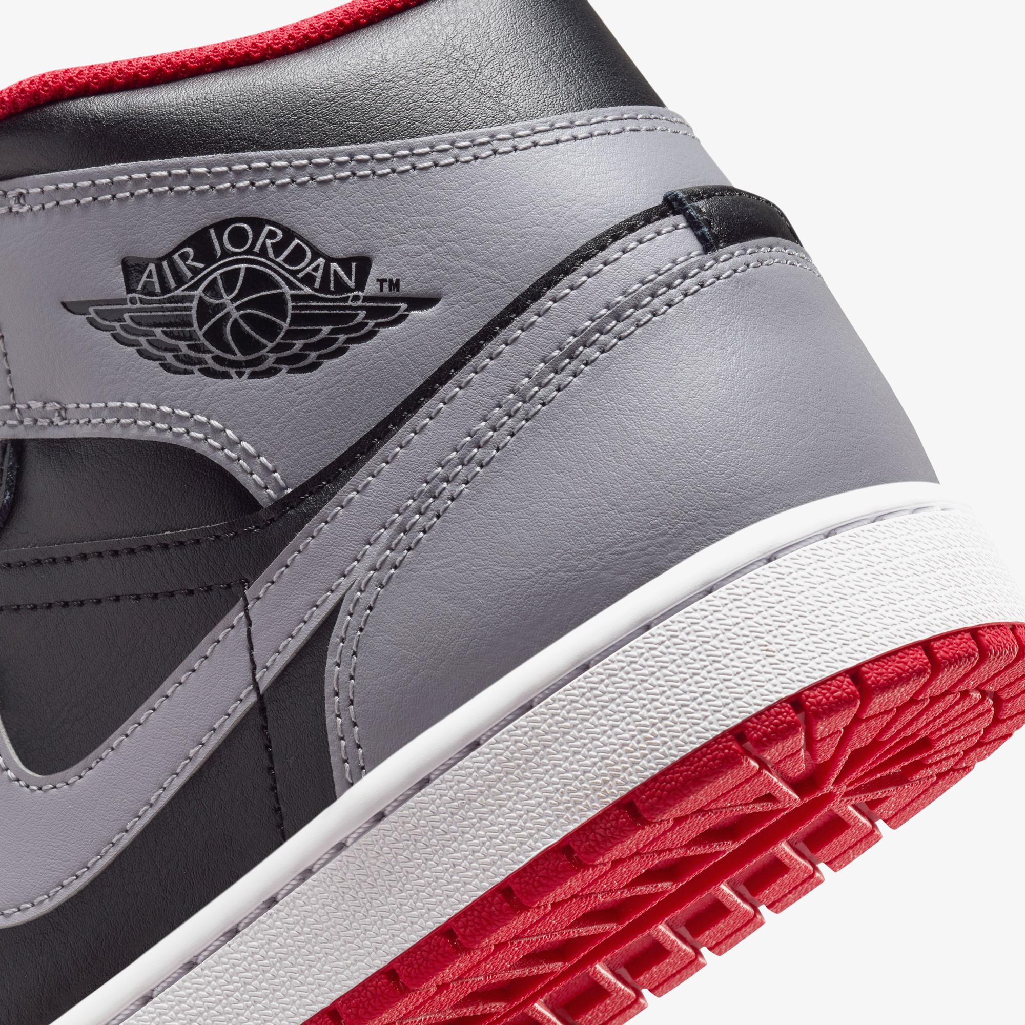 Jordan Air 1 Mid Erkek Siyah Spor Ayakkabı