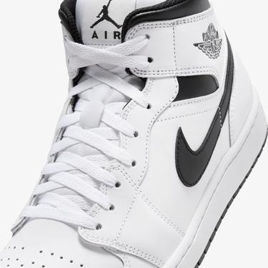  Jordan Air 1 Mid Erkek Beyaz Spor Ayakkabı