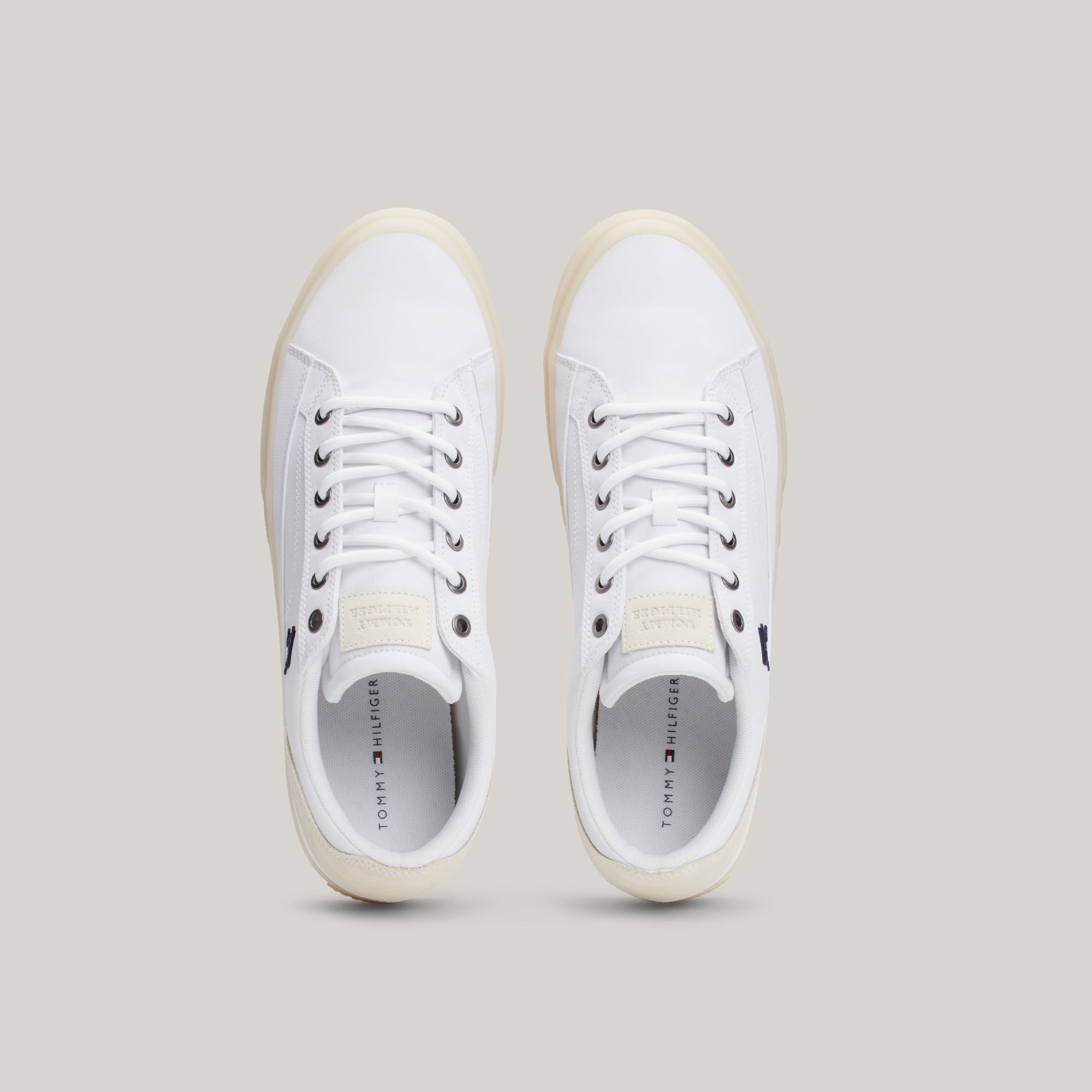 Tommy Hilfiger Tommy Hilfiger Vulcingeet Low Mix Erkek Beyaz Sneaker | FashFed Beyaz - 6. görsel