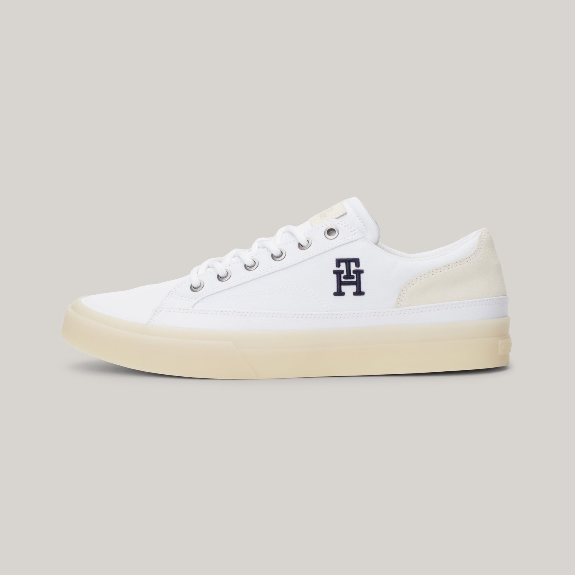 Tommy Hilfiger Tommy Hilfiger Vulcingeet Low Mix Erkek Beyaz Sneaker | FashFed Beyaz - 5. görsel