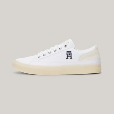  Tommy Hilfiger Vulcingeet Low Mix Erkek Beyaz Sneaker