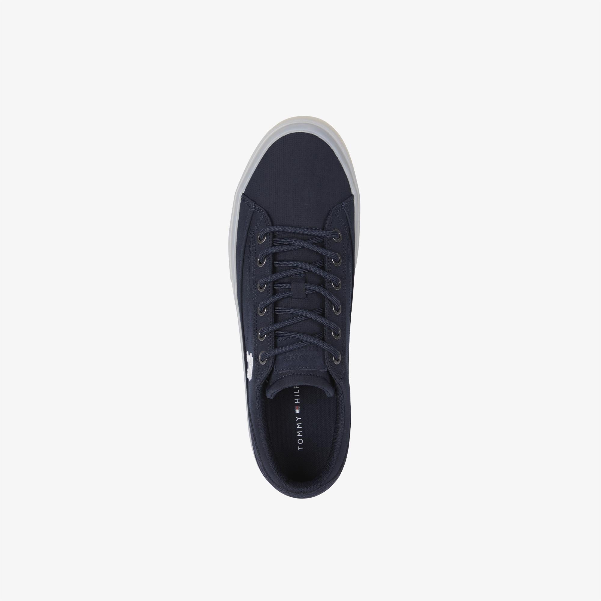 Tommy Hilfiger Vulcingeet Low Mix Erkek Lacivert Sneaker