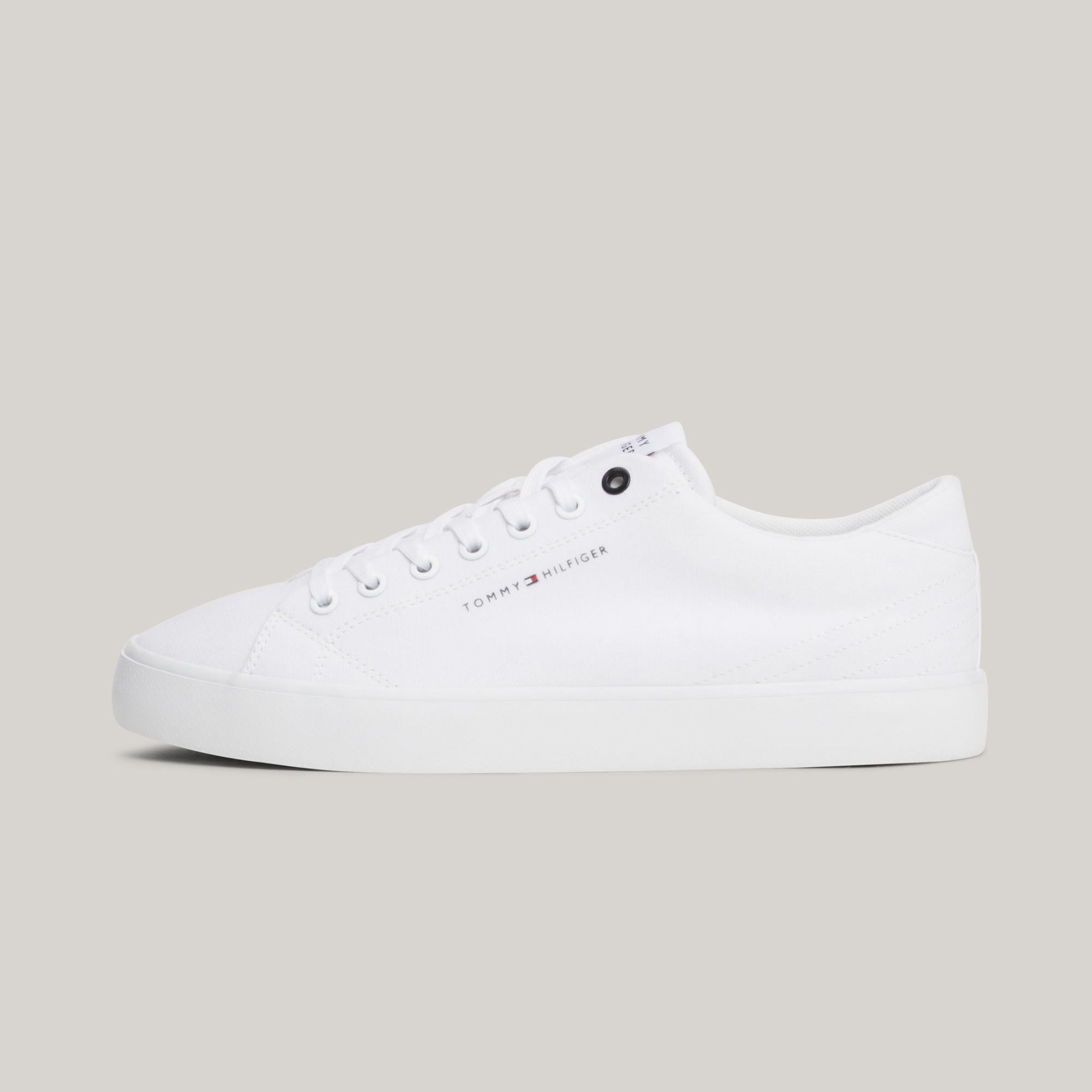 Tommy Hilfiger Vulcing Low Erkek Beyaz Sneaker