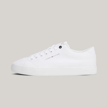  Tommy Hilfiger Vulcing Low Erkek Beyaz Sneaker